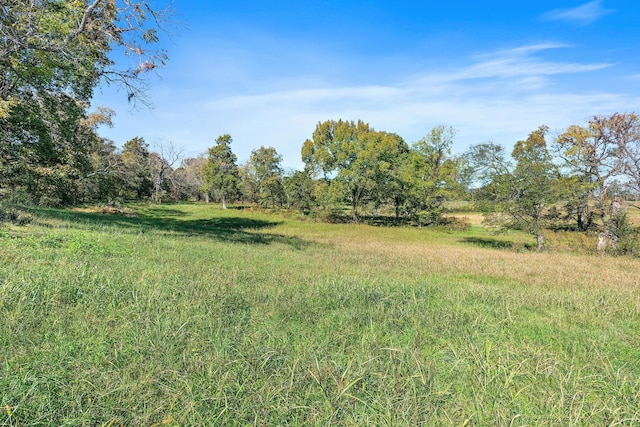 view of landscape featuring a rural view