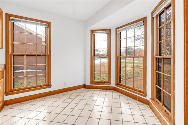 interior space featuring a wealth of natural light