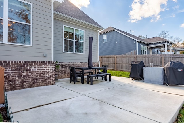 view of patio / terrace with grilling area