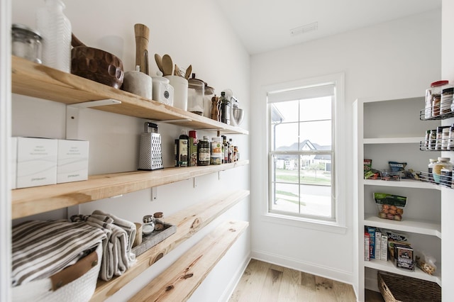 view of pantry