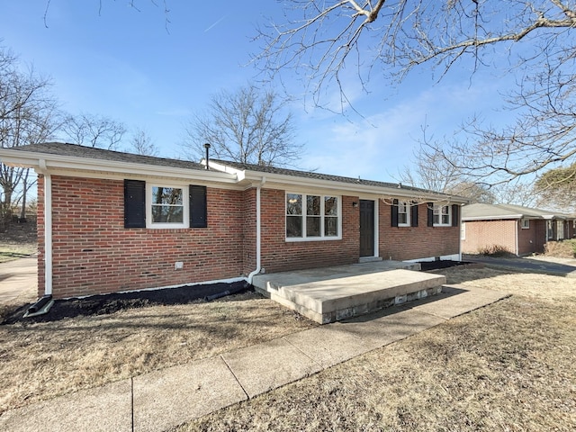 view of ranch-style home