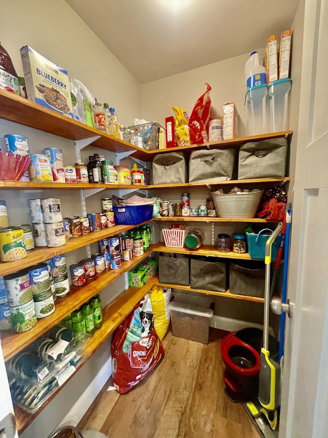 view of pantry