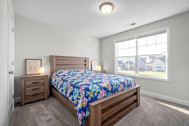 bedroom featuring carpet flooring