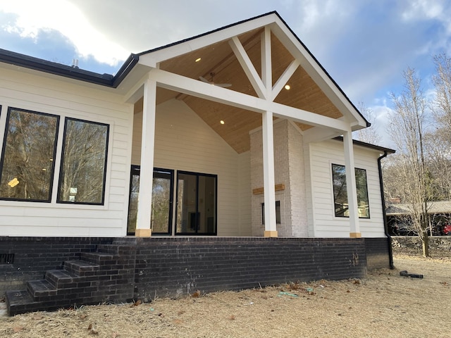 view of rear view of house