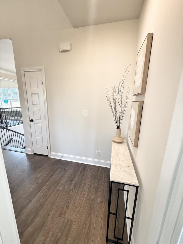 308 Griffey Ests, Clarksville, TN 37042 - interior space with baseboards and dark wood-style floors