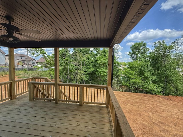 308 Griffey Ests, Clarksville, TN 37042 - deck featuring ceiling fan