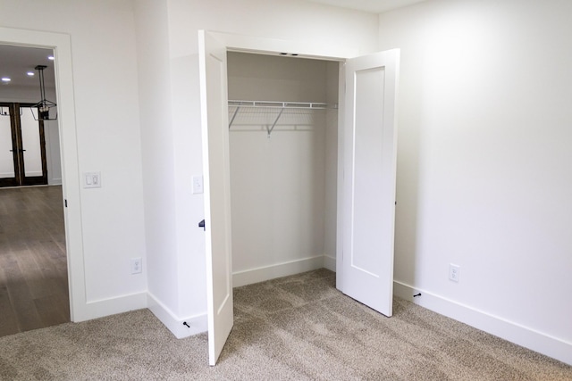 view of closet