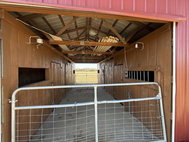 view of stable