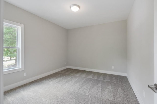 spare room with carpet flooring