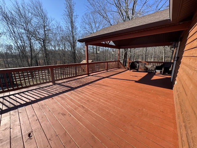 view of deck