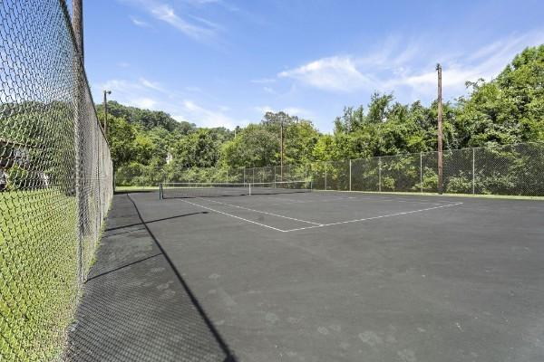 view of tennis court