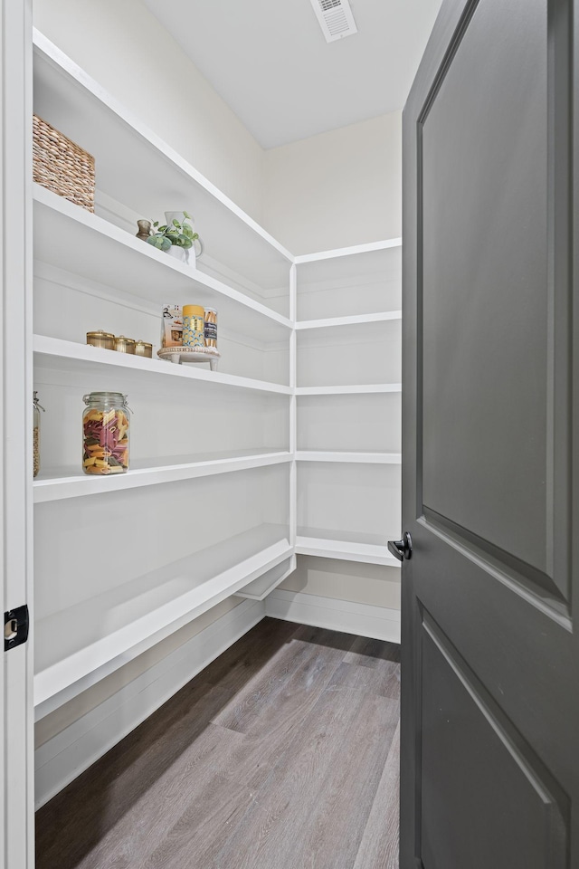 view of pantry