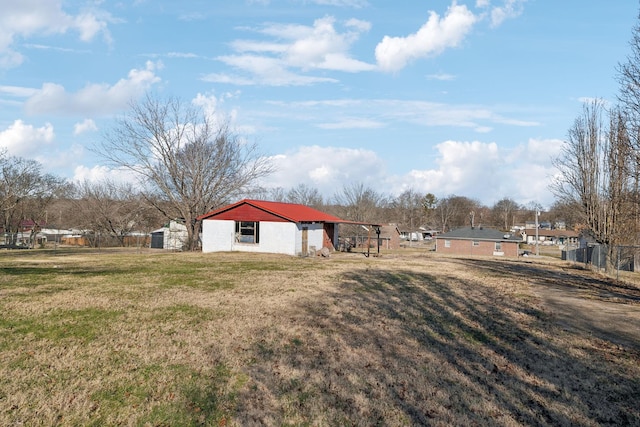 view of yard