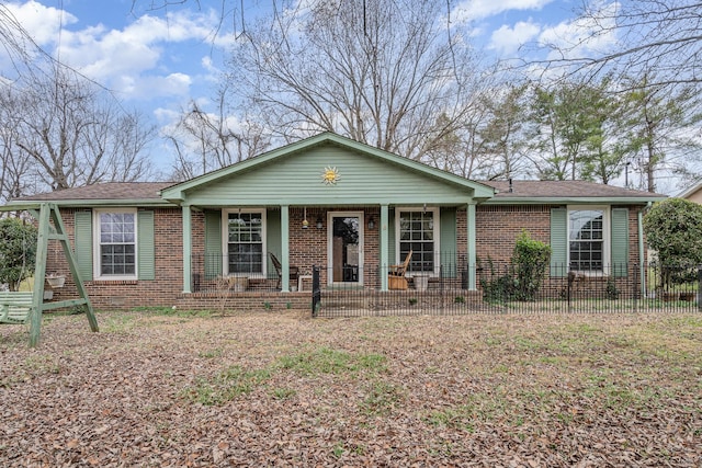 view of ranch-style house