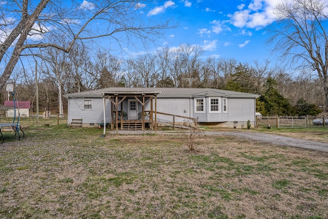 view of manufactured / mobile home