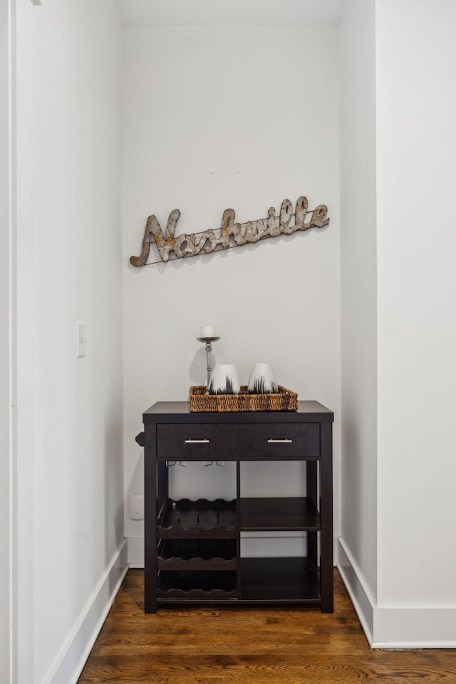 room details with hardwood / wood-style flooring