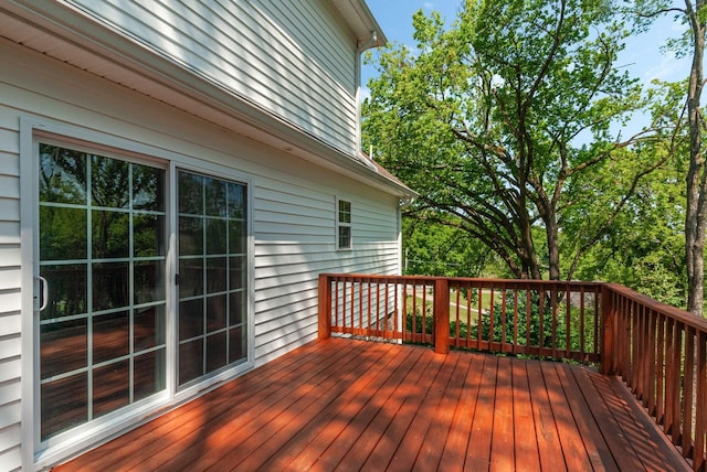 view of deck