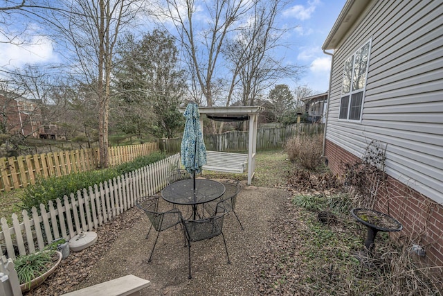 view of patio