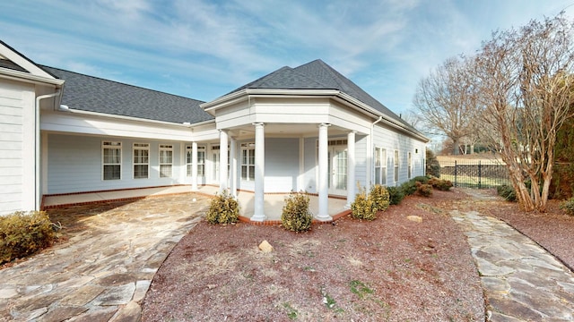 exterior space featuring a patio