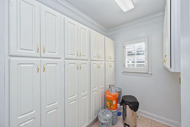 interior details featuring crown molding