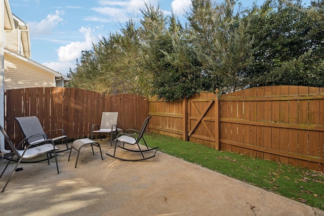 view of patio