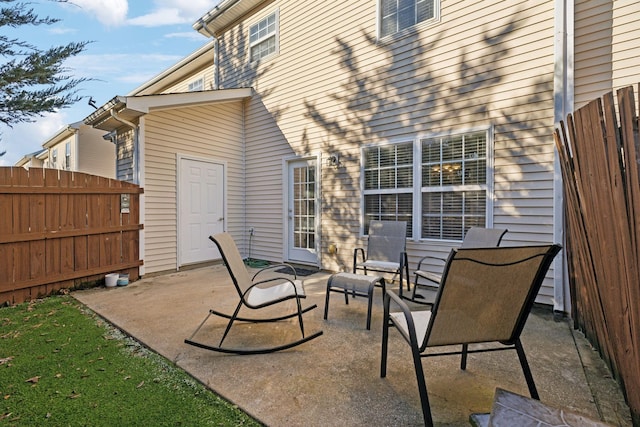 view of patio