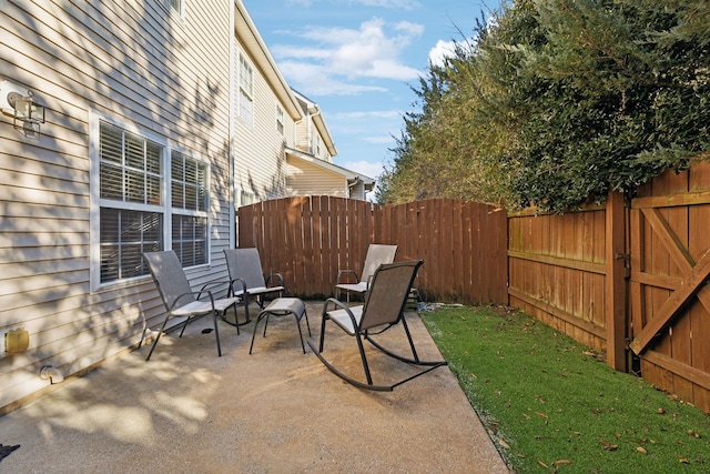 view of patio