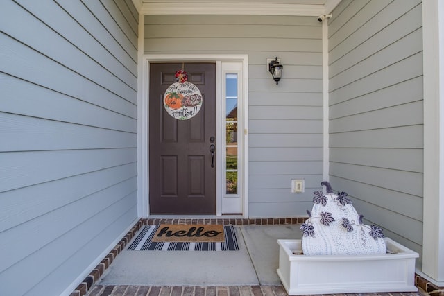 view of entrance to property