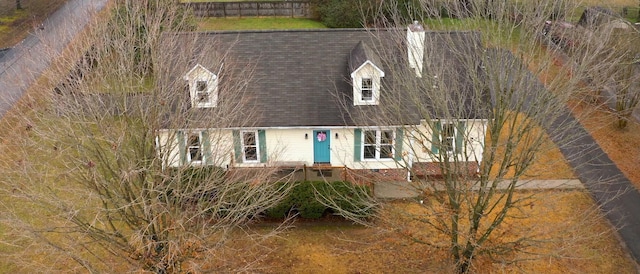 view of cape cod house