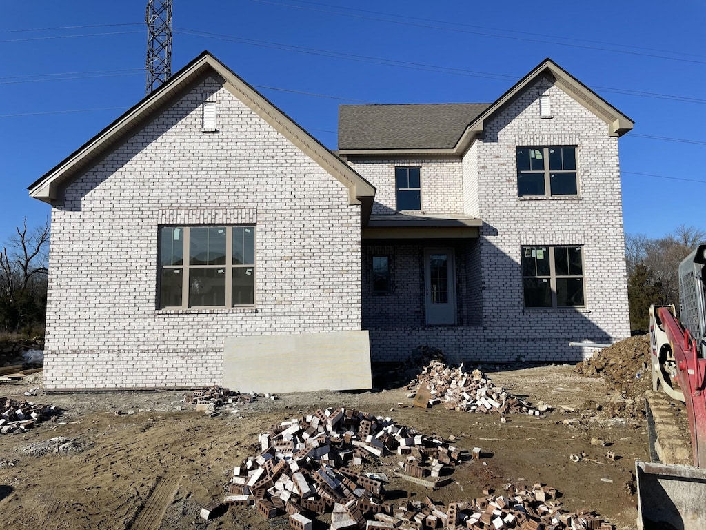 view of rear view of property