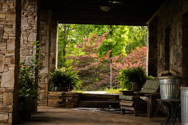 view of patio