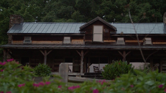 view of rear view of property