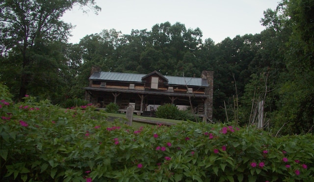 view of rear view of property