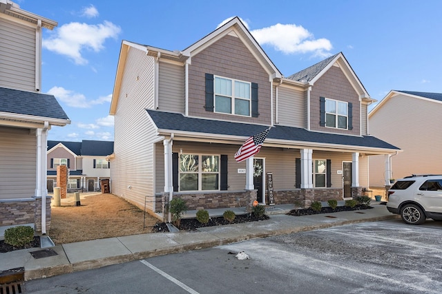 view of front of house with a porch