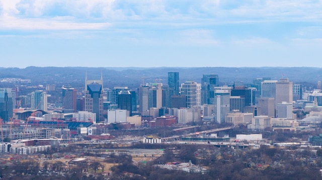 city view featuring a mountain view