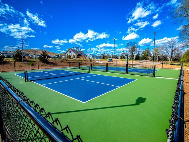 view of sport court