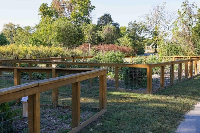 exterior space with a lawn