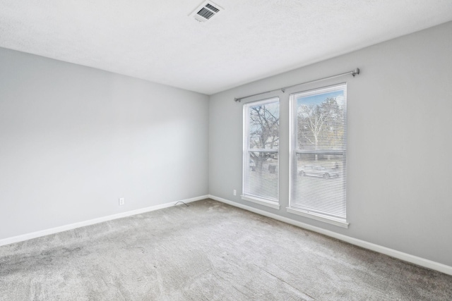 spare room with carpet floors