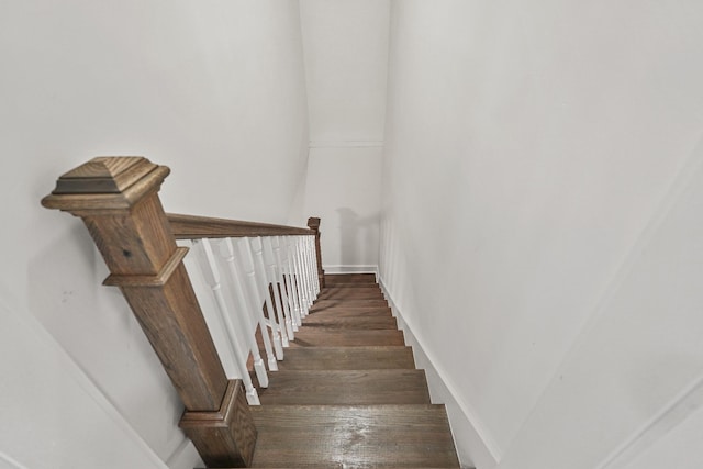 view of staircase