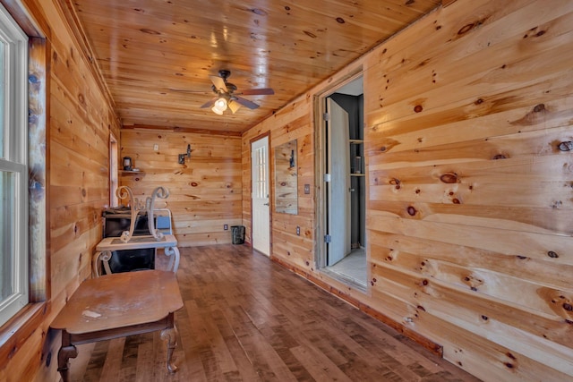 interior space with wood-type flooring