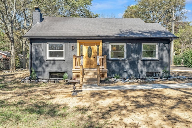 view of front of home