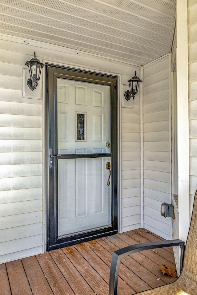 view of entrance to property