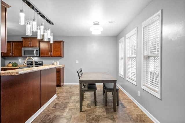 view of dining area