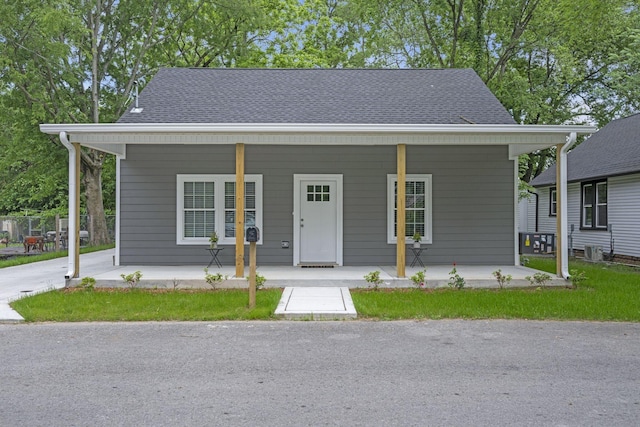 bungalow-style home featuring a porch