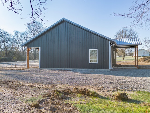 view of outbuilding