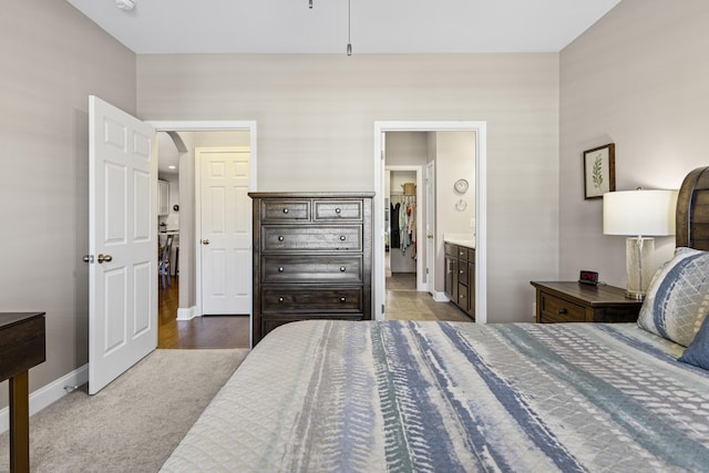 bedroom featuring ensuite bathroom