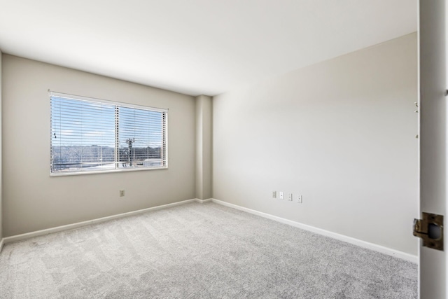 empty room with light carpet