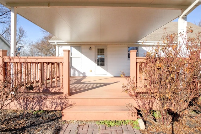 view of entrance to property