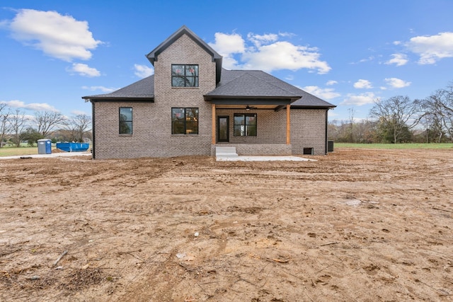 view of rear view of property