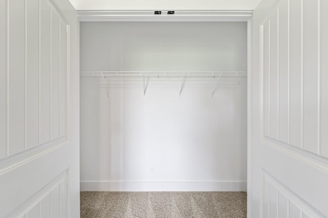 view of closet